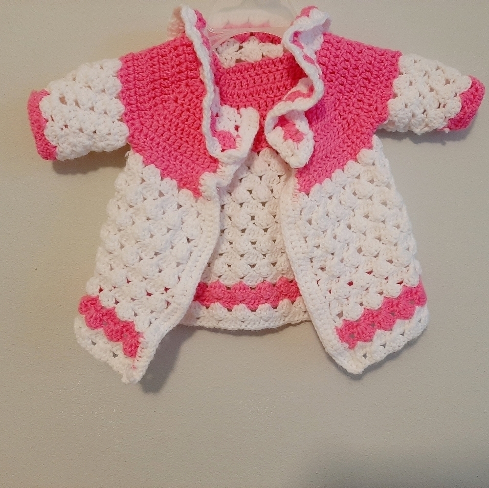 Crochet sweater handmade